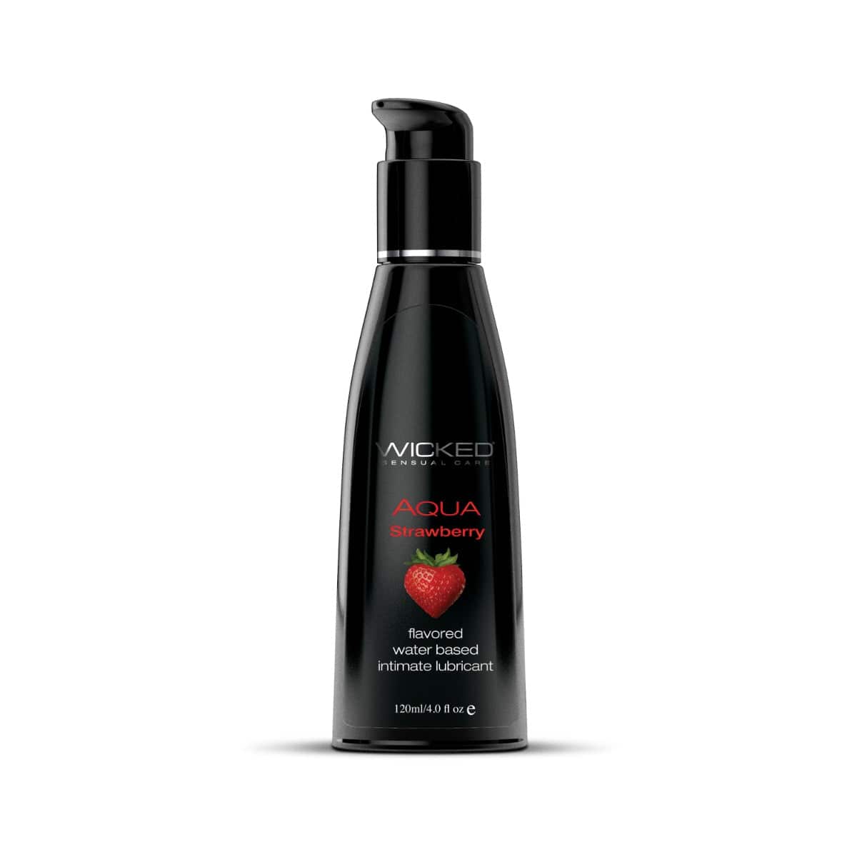 Wicked Sensual Care - Aqua Flavored Lubricant - Strawberry - 4oz Liquid - Tophatter Daily Deals