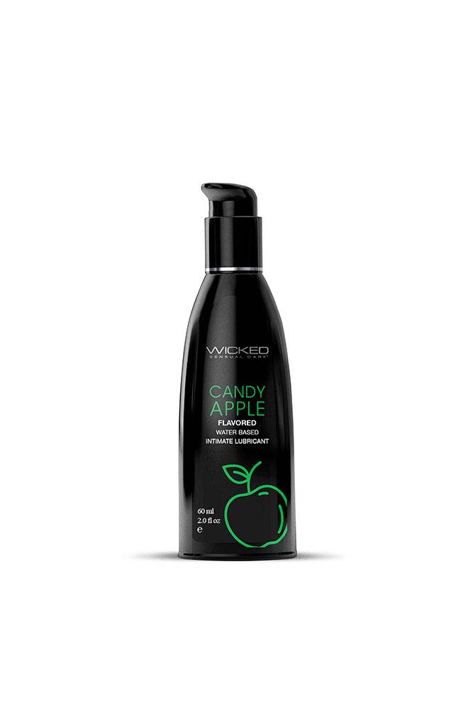 Wicked Sensual Care - Aqua Flavored Lubricant - Candy Apple - 2oz Liquid - Tophatter Daily Deals