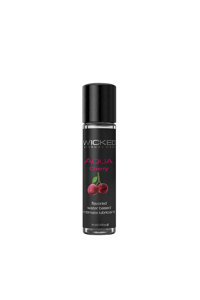 Wicked Sensual Care - Aqua Flavored Lubricant - Cherry - 1oz Liquid - Tophatter Daily Deals