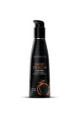 Wicked Sensual Care - Aqua Flavored Lubricant - Sweet Peach - 4oz Liquid - Tophatter Daily Deals