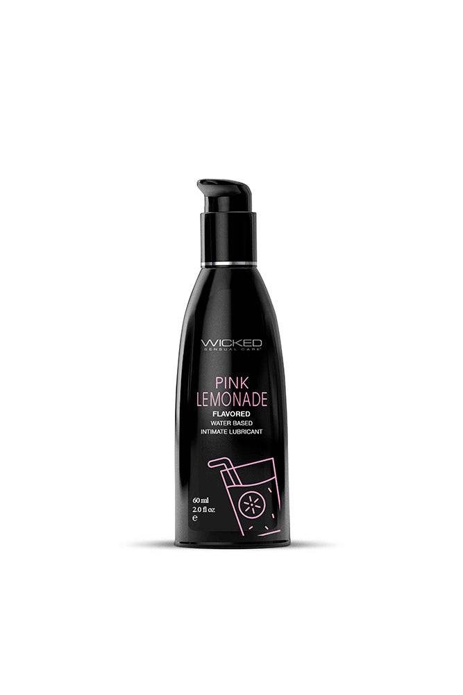 Wicked Sensual Care - Aqua Flavored Lubricant - Pink Lemonade - 2oz Liquid - Tophatter Daily Deals