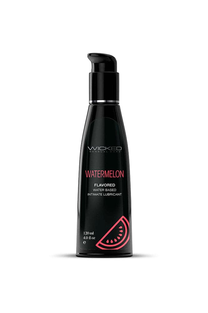 Wicked Sensual Care - Aqua Flavored Lubricant - Watermelon - 4oz Liquid - Tophatter Daily Deals