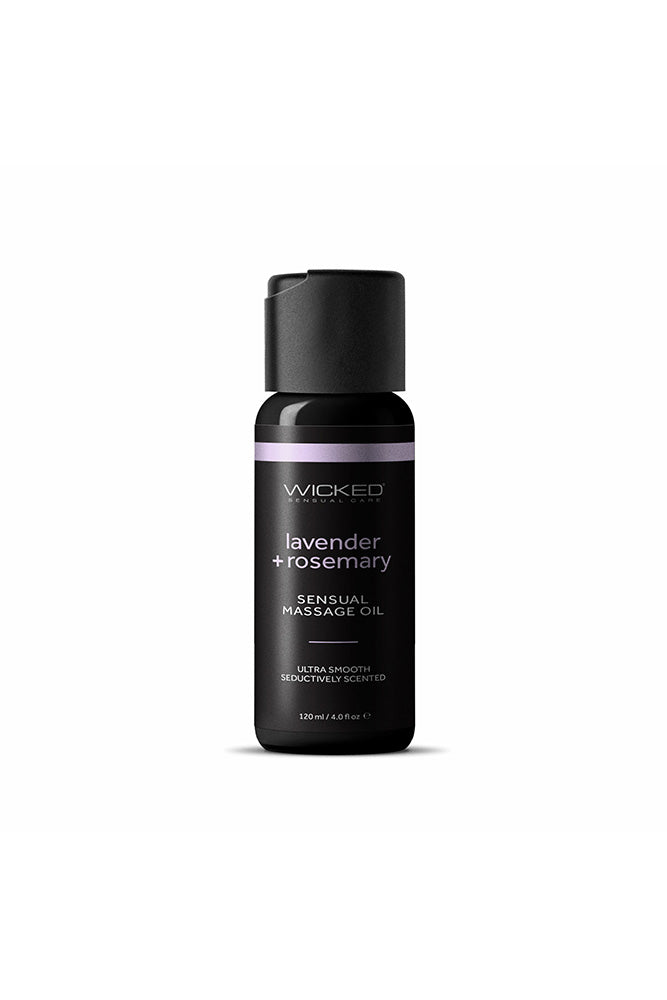 Wicked Sensual Care - Sensual Massage Oil - Lavender & Rosemary - 4oz Liquid - Tophatter Daily Deals