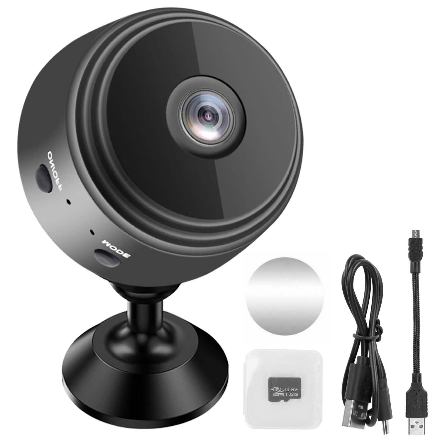 WIFI IP Home Security Camera 1080P Full HD with 32GB MMC Card Smart Home & Security - Tophatter Daily Deals