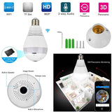 WiFi Light Bulb Camera 960P Security Camera 360° Smart Home & Security - Tophatter Daily Deals