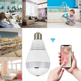 WiFi Light Bulb Camera 960P Security Camera 360° Smart Home & Security - Tophatter Daily Deals