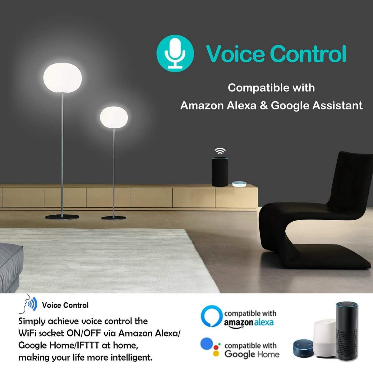 WiFi Smart Socket APP Plug Outlet Remote Smart Home & Security - Tophatter Daily Deals