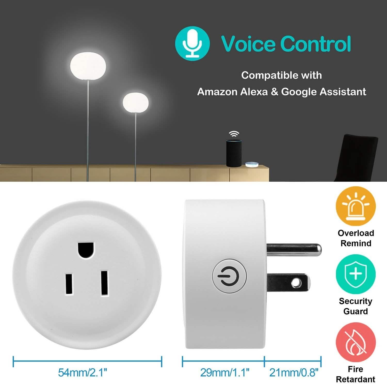 WiFi Smart Socket APP Plug Outlet Remote Smart Home & Security - Tophatter Daily Deals