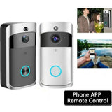WiFi Wireless Video Doorbell Two-Way Talk Smart PIR Door Bell Security Camera HD Security Cameras - Tophatter Daily Deals