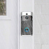 WiFi Wireless Video Doorbell Two-Way Talk Smart PIR Door Bell Security Camera HD Security Cameras - Tophatter Daily Deals