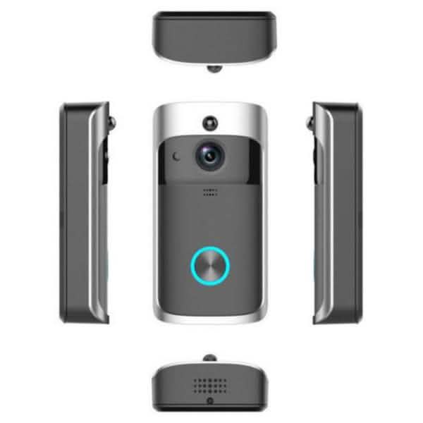 WiFi Wireless Video Doorbell Two-Way Talk Smart PIR Door Bell Security Camera HD Security Cameras - Tophatter Daily Deals