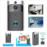 WiFi Wireless Video Doorbell Two-Way Talk Smart PIR Door Bell Security Camera HD Security Cameras - Tophatter Daily Deals
