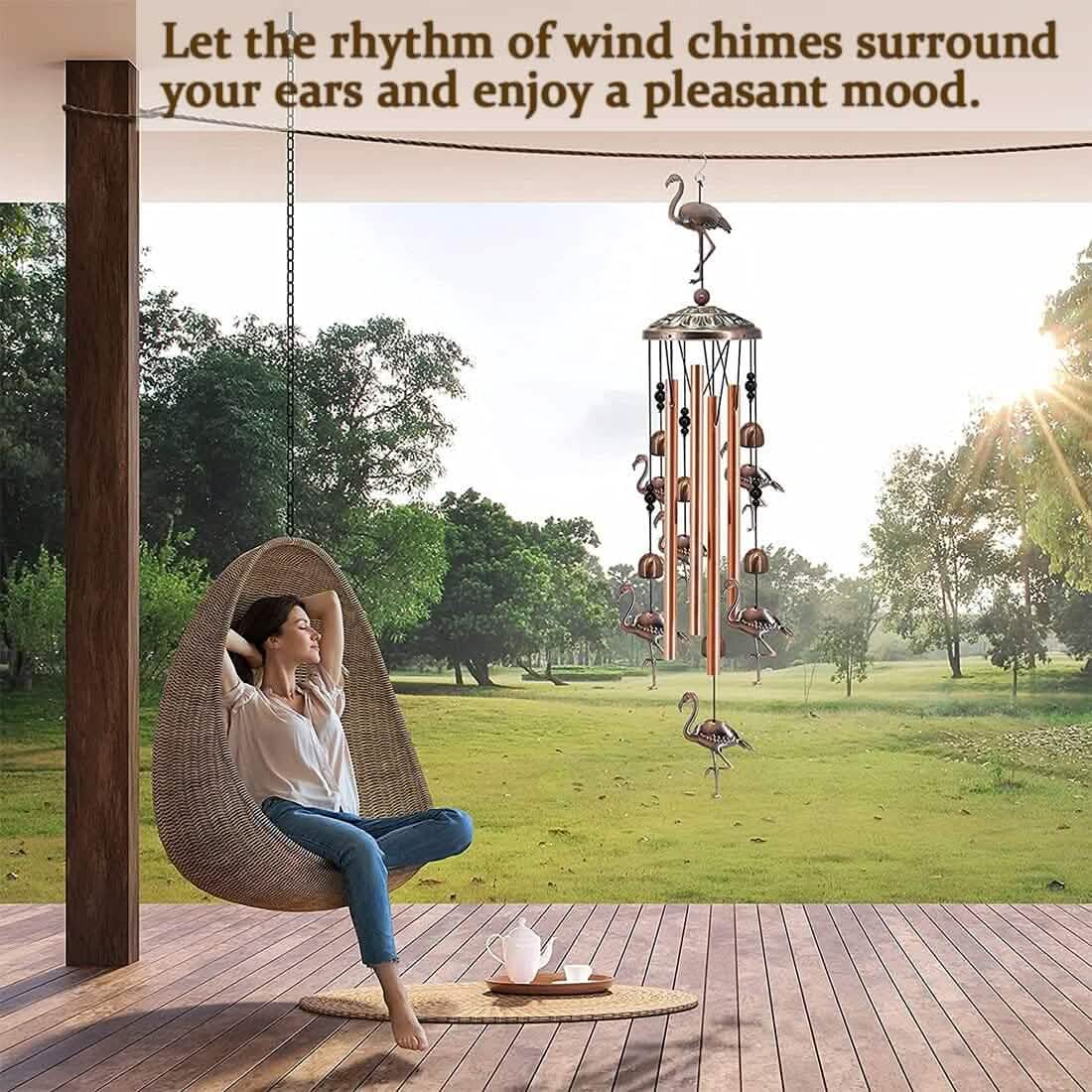 Wind Chimes for Outside Decor Garden & Patio - Tophatter Daily Deals