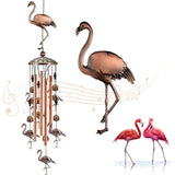 Wind Chimes for Outside Decor Flamingo Garden & Patio - Tophatter Daily Deals