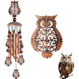 Wind Chimes for Outside Decor Owl Garden & Patio - Tophatter Daily Deals