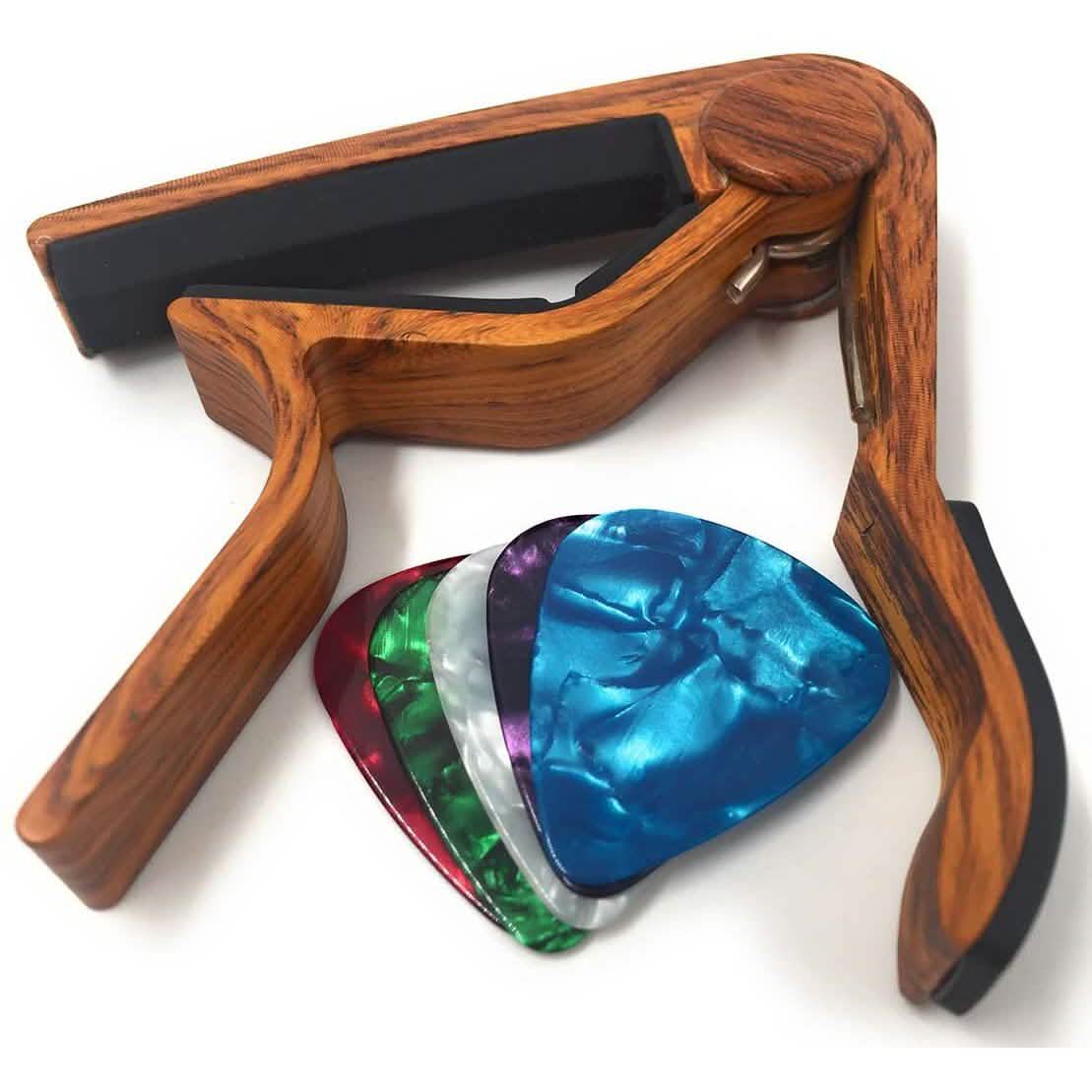 WINGO Quick-Change Capo for 6 String Steel Acoustic and Electric Guitars School, Office & Art Supplies - Tophatter Daily Deals