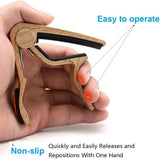 WINGO Quick-Change Capo for 6 String Steel Acoustic and Electric Guitars School, Office & Art Supplies - Tophatter Daily Deals