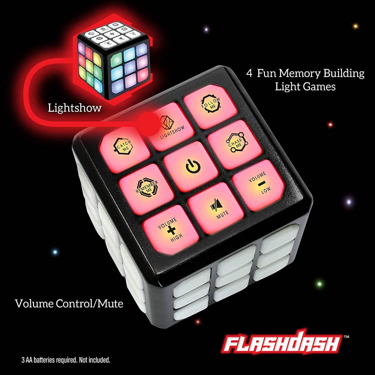 Winning Fingers Flashing Cube Electronic Memory and Brain Toy Toys & Games - Tophatter Daily Deals