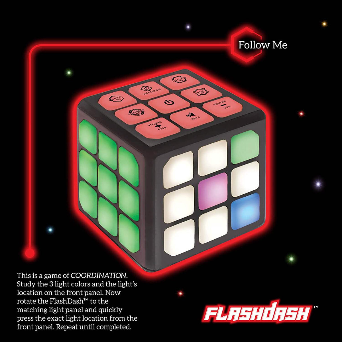 Winning Fingers Flashing Cube Electronic Memory and Brain Toy Toys & Games - Tophatter Daily Deals