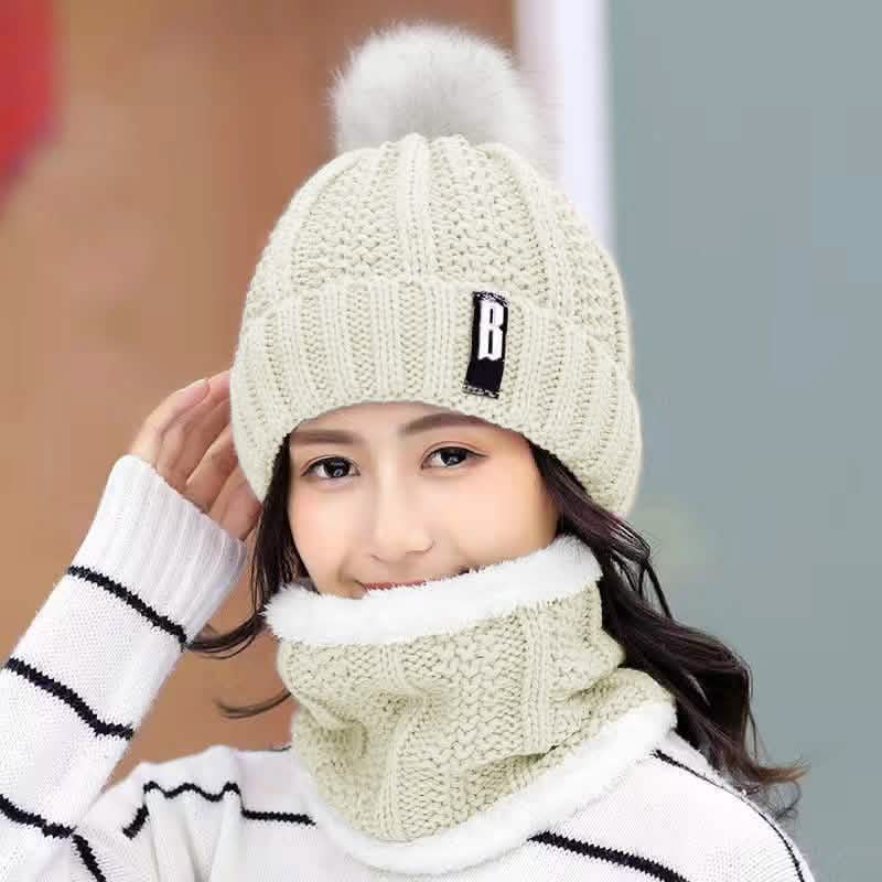 Winter Beanie Hat Scarf Set for Women Hats - Tophatter Daily Deals