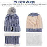 Winter Beanie Hat Scarf Set for Women Hats - Tophatter Daily Deals