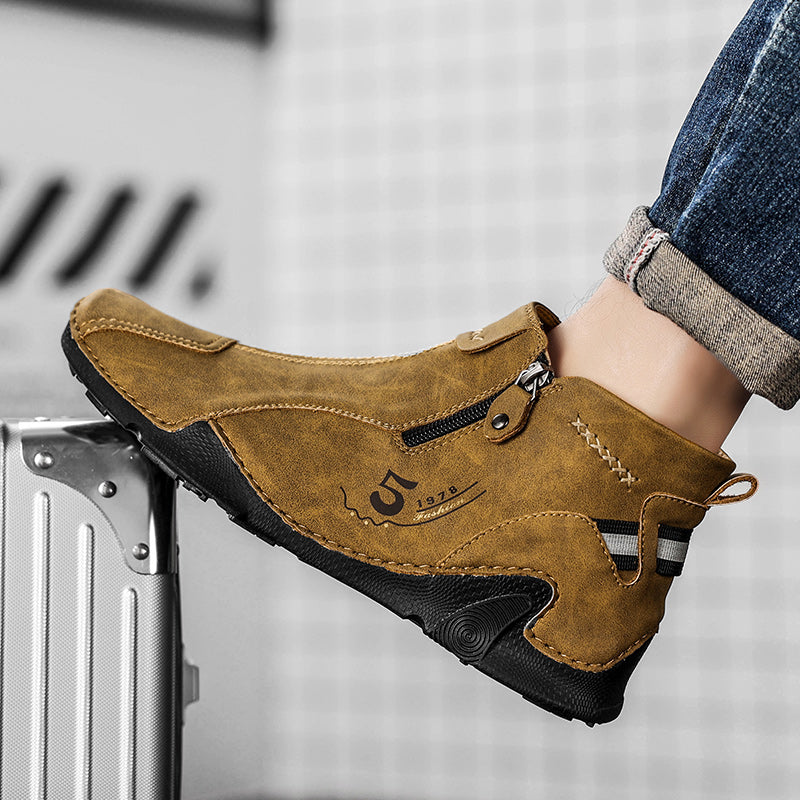Winter Chelsea Men's Suede Boots BOOTS - Tophatter Daily Deals
