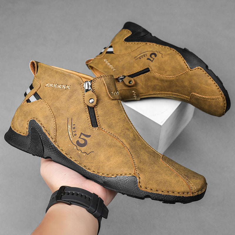 Winter Chelsea Men's Suede Boots BOOTS - Tophatter Daily Deals