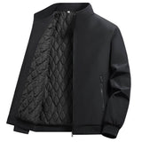 Winter Cotton Jackets For Men Parkas Overcoats Black Men Jackets - Tophatter Daily Deals