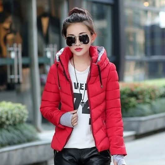 Winter Jacket Women Parka Thick Winter Outerwear Red Women's Outerwear - Tophatter Daily Deals