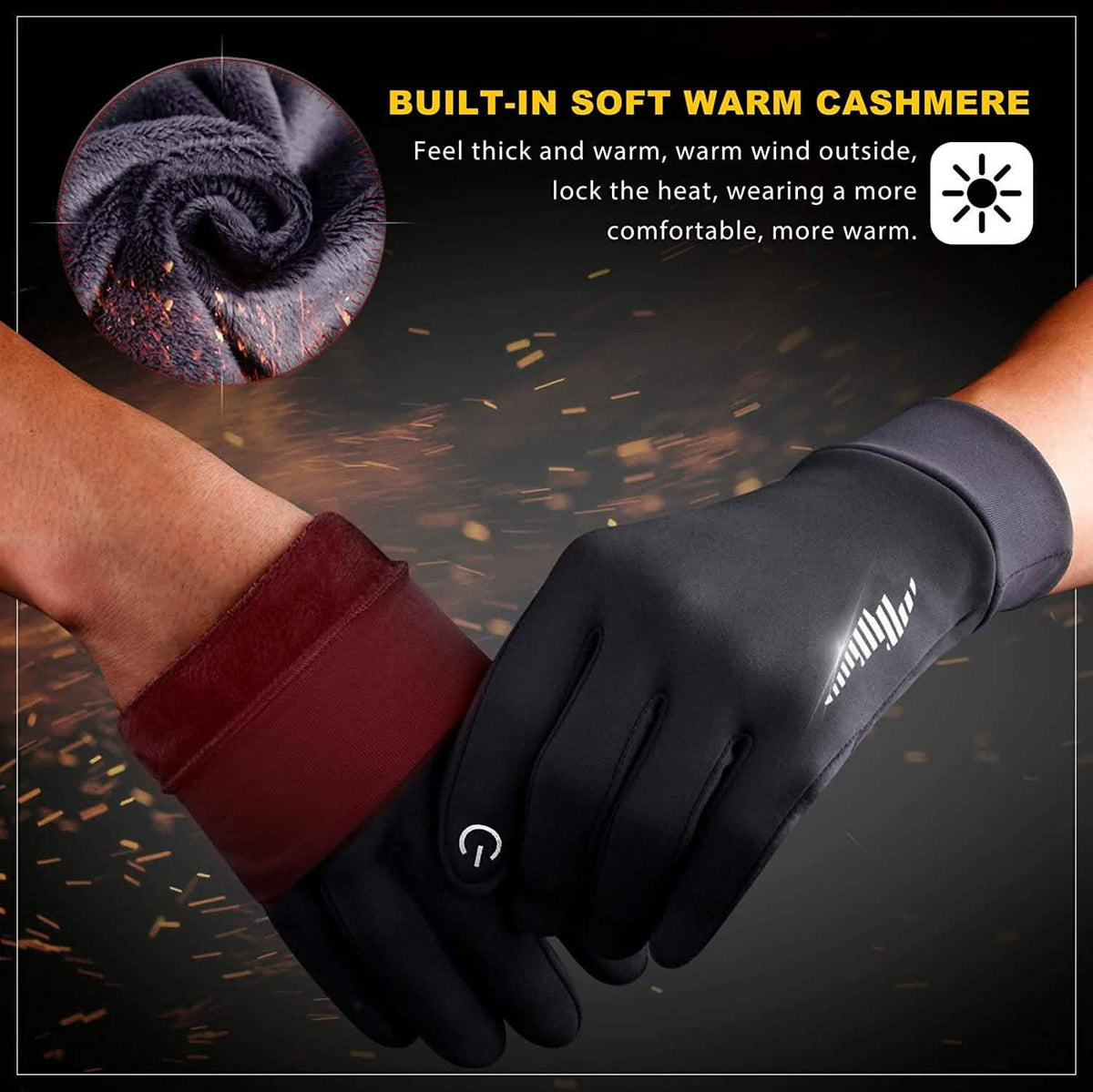 Winter Men's and Women's Touch Screen Gloves Gloves, Scarves & Earmuffs - Tophatter Daily Deals