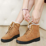 Winter Outdoor Flat Short Boots Women's Shoes - Tophatter Daily Deals