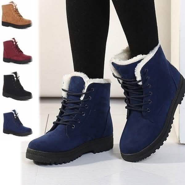 Winter Outdoor Flat Short Boots Women's Shoes - Tophatter Daily Deals
