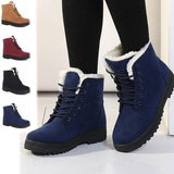 Winter Outdoor Flat Short Boots Women's Shoes - Tophatter Daily Deals