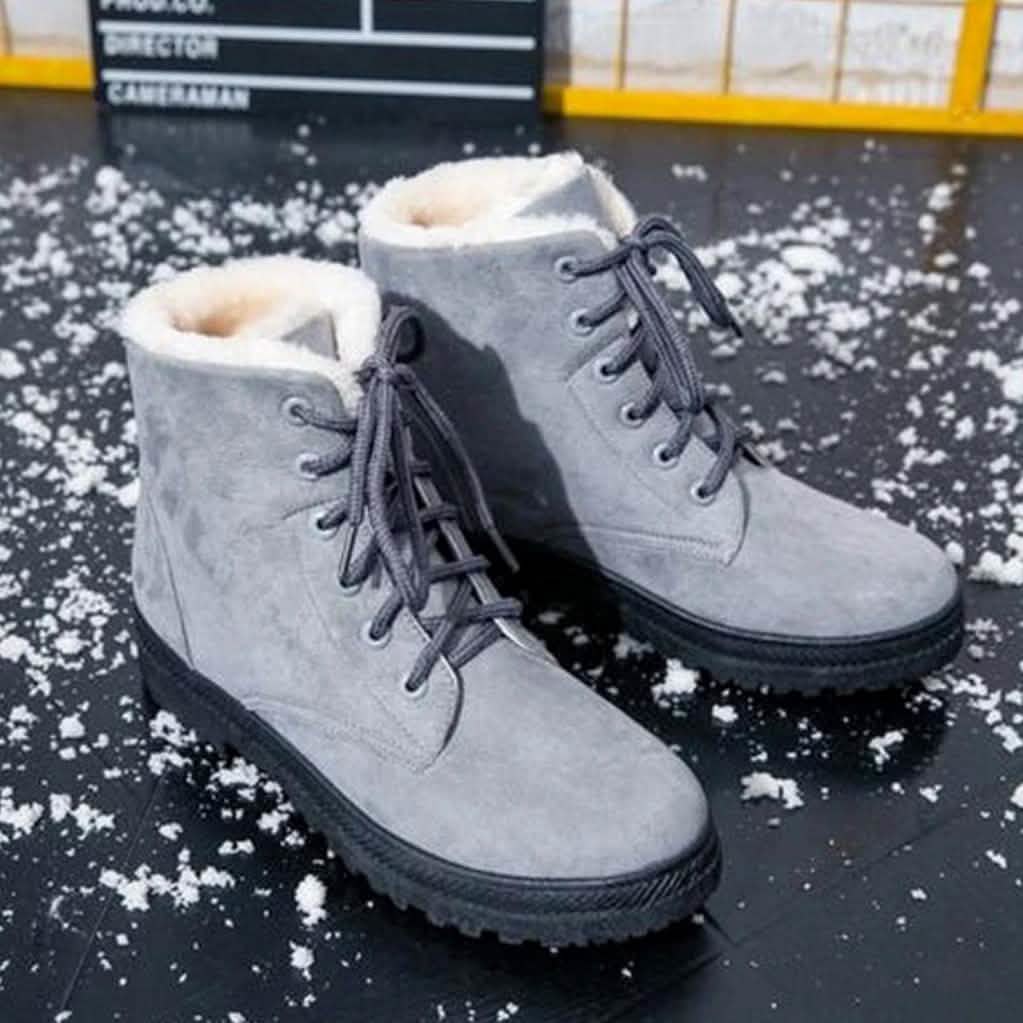 Winter Outdoor Flat Short Boots Women's Shoes - Tophatter Daily Deals