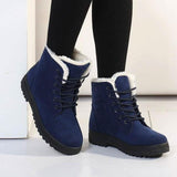 Winter Outdoor Flat Short Boots Women's Shoes - Tophatter Daily Deals