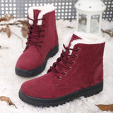 Winter Outdoor Flat Short Boots Women's Shoes - Tophatter Daily Deals