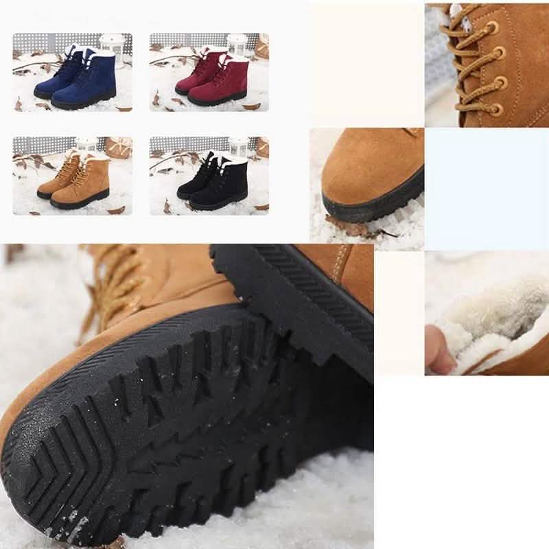 Winter Outdoor Flat Short Boots Women's Shoes - Tophatter Daily Deals