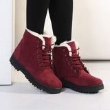 Winter Outdoor Flat Short Boots Women's Shoes - Tophatter Daily Deals