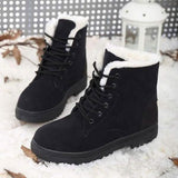 Winter Outdoor Flat Short Boots Women's Shoes - Tophatter Daily Deals
