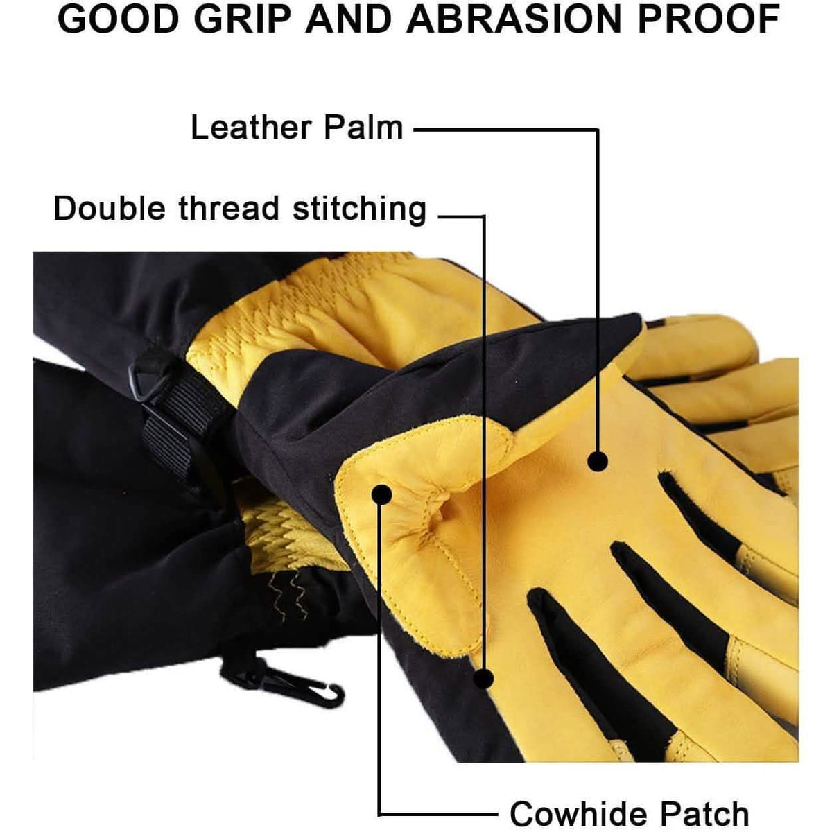 Winter Ski Thermal Gloves for Men and Women Outdoor Recreation - Tophatter Daily Deals