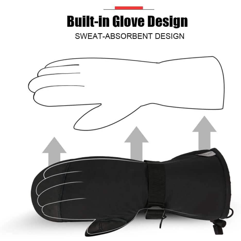 Winter Ski Thermal Gloves for Men and Women Outdoor Recreation - Tophatter Daily Deals