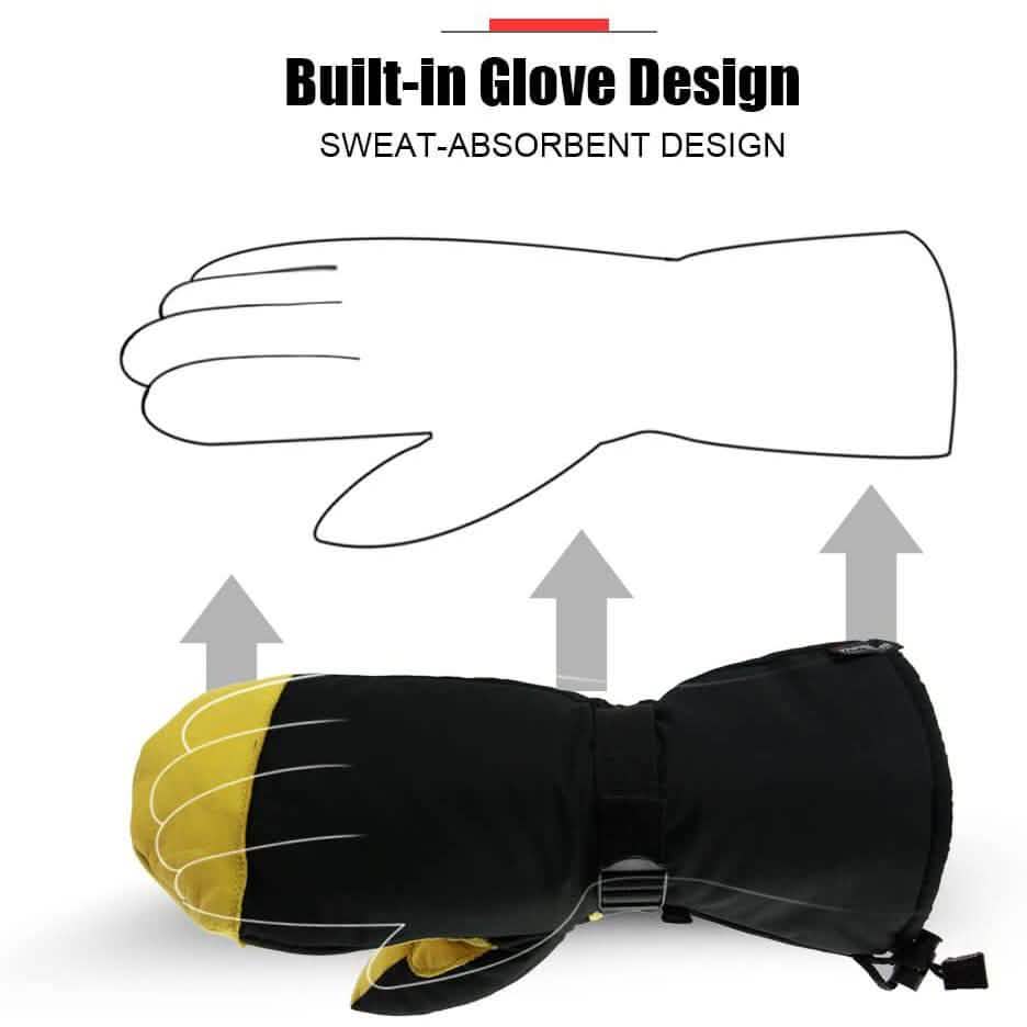 Winter Ski Thermal Gloves for Men and Women Outdoor Recreation - Tophatter Daily Deals