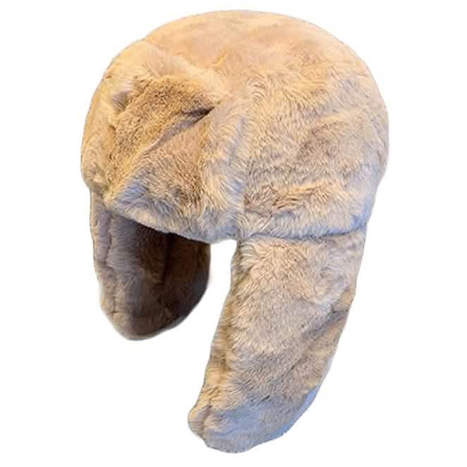 Winter Thick Warm Faux Fur Trapper Bomber Hat Khaki Hats - Tophatter Daily Deals