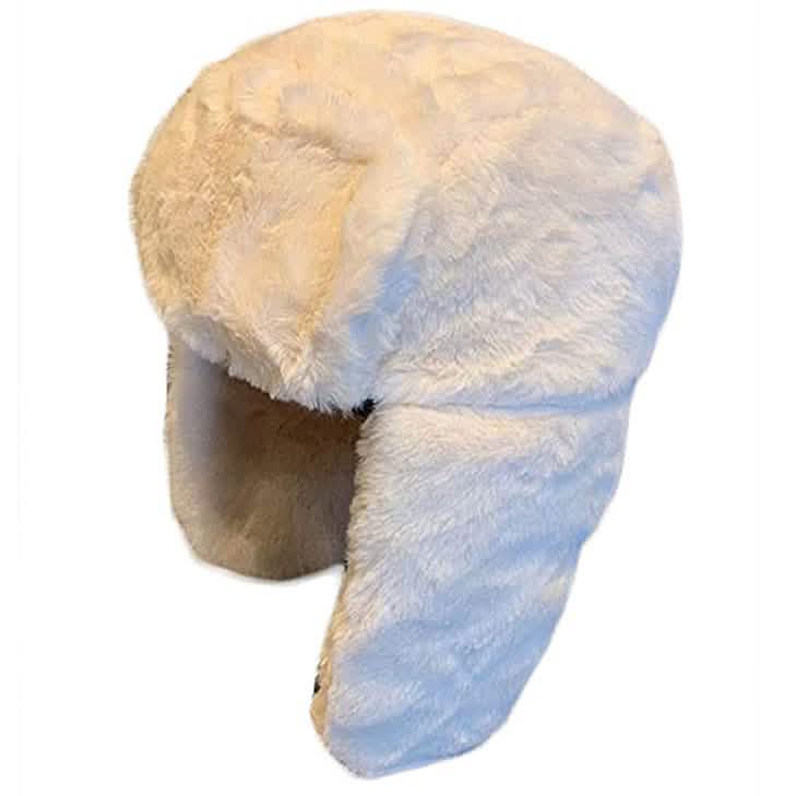 Winter Thick Warm Faux Fur Trapper Bomber Hat White Hats - Tophatter Daily Deals