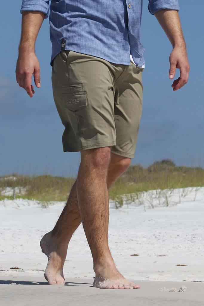 Mojo Sportswear Company Stretch Fit Men's Fishing Shorts Wiregrass Shorts - Tophatter Daily Deals