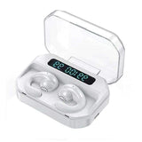 Wireless Bluetooth 5.0 Headphones Sports Ear Clips White In-Ear Headphones - Tophatter Daily Deals