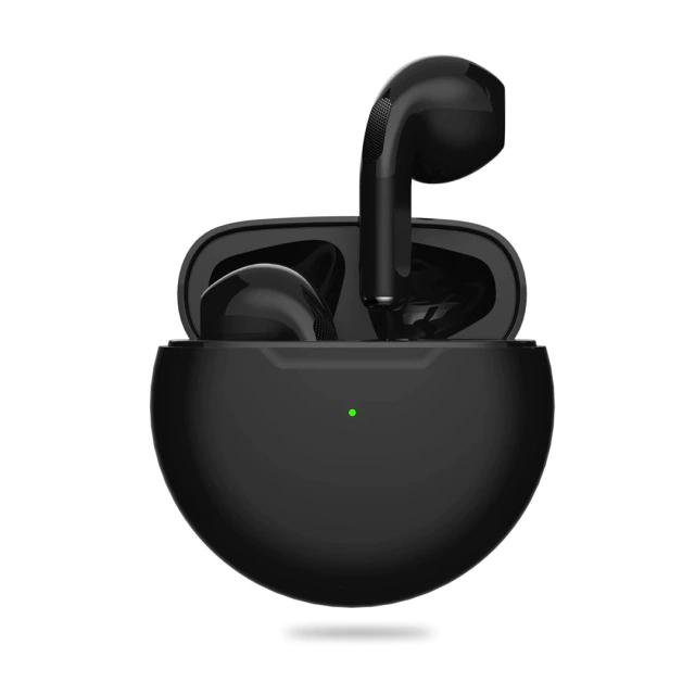 Wireless Bluetooth Earphones with Charging Case Black In-Ear Headphones - Tophatter Daily Deals