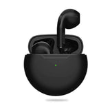 Wireless Bluetooth Earphones with Charging Case Black In-Ear Headphones - Tophatter Daily Deals