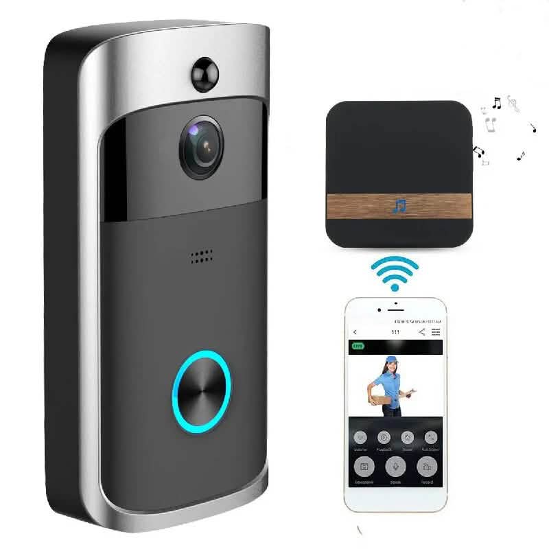 Wireless Camera Video Doorbell Smart Home & Security - Tophatter Daily Deals
