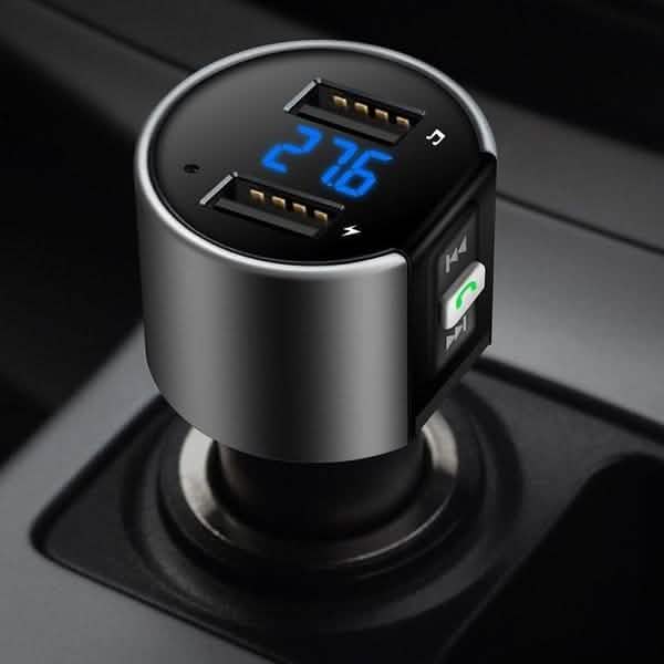 Wireless Car Mp3 FM Transmitter USB Charger Phone Chargers - Tophatter Daily Deals